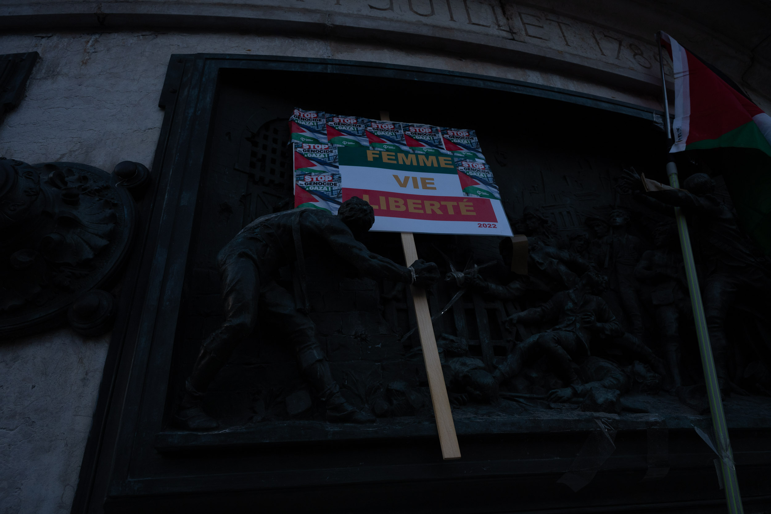 Return of the French delegation from the Global Sumud Flotilla, Paris, October 2025.